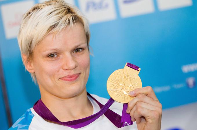 Urška Žolnir, dobitnica zlate olimpijske medalje iz Londona.